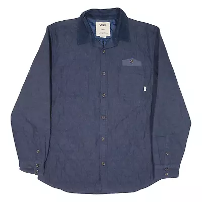 Buy VANS Quilted Lined Mens Lumberjack Jacket Blue XL • 34.99£