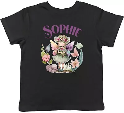 Buy Personalised Fairy T-Shirt Kids Mythical Magic Faries Childrens Girls Gift • 5.99£