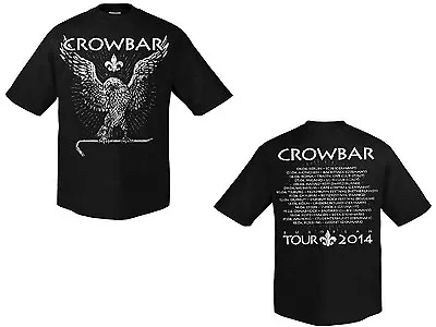 Buy CROWBAR - Eagle Tour 2014 White - Black T-Shirt - Größe Size S - Neu • 17.37£