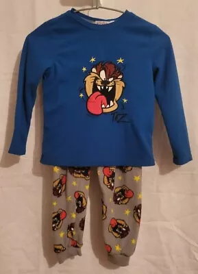 Buy Looney Tunes Taz Childrens Pyjamas Age 6 To 7 • 4£