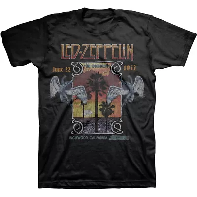 Buy Led Zeppelin 'Inglewood' (Black) T-Shirt - NEW & OFFICIAL! • 16.29£
