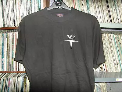 Buy Verve Record Label T Shirt Size Medium In Black Screen Printed Front And Back • 7.50£