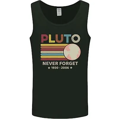 Buy Pluto Never Forget Space Astronomy Planet Mens Vest Tank Top • 11.99£