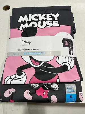 Buy Disney Mickey Mouse Slate PJ Pyjama Set Ladies Primark • 24.99£