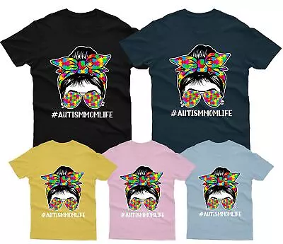 Buy Autism Mom Life Awareness Day Promoting Love And Acceptance T-Shirt #AD • 7.59£