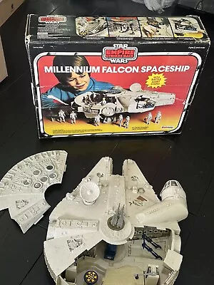 Buy COMPLETE Boxed MILLENNIUM FALCON Original STAR WARS Vintage WORKING Palitoy • 179.99£