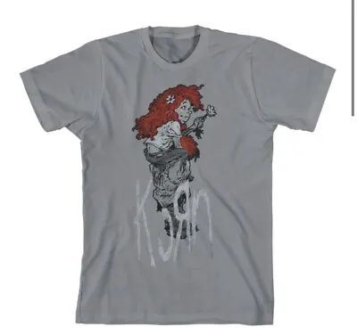 Buy Korn The Follow The Leader (FTL) Flower Girl T-Shirt Official Merchandise Large • 25£