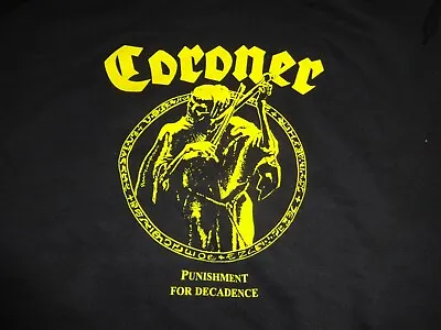 Buy Coroner Hoodie Sweatshirt Thrash Metal Voivod Celtic Frost Sadus Possessed XXL  • 43.45£