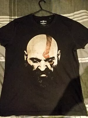 Buy Difuzed God Of War Kratos Face T-shirt - Large (Read Description) • 10£