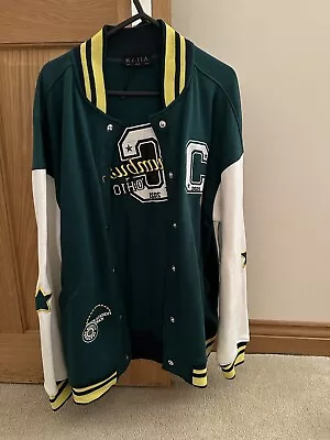 Buy Kaiia Green Columbus Ohio Varsity Jacket Size 8 • 5.45£