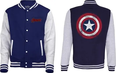 Buy Marvel Comics - Avengers - Varsity Sweatshirt Jacket  100% Cotton (New) • 66.37£