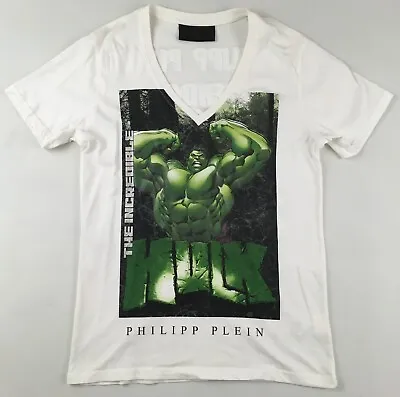 Buy Philipp Plein Homme Legendary Super Heroes T-shirt The Incredible Hulk Cotton M • 83.99£