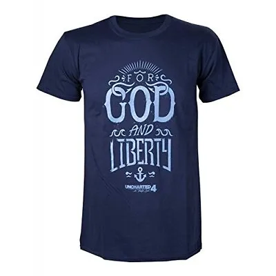 Buy UNCHARTED 4 - T-Shirt For God And Liberty (S) (US IMPORT) ACC NEW • 19.59£
