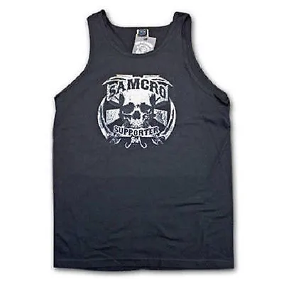 Buy Authentic Sons Of Anarchy Samcro Supporter Tank Top Soa Biker Mens Shirt L • 29.41£