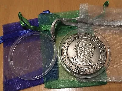 Buy Batman Joker 38mm American Dollar Coin Replica With Coin Case + Jewellery Bag • 3.95£