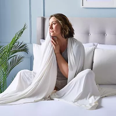 Buy The Sensation Cooling Bedding For Menopausal Hot Flushes- As Seen On QVC- Cream • 79.99£