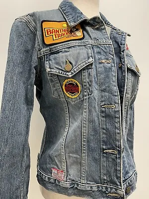 Buy Vintage Marc Jacobs Patch Jean Jacket Small • 236.81£