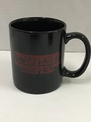 Buy Stranger Things Official Merch Netflix / Loungefly Coffee Tea Mug Black W/ Logo • 20.67£