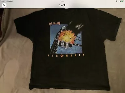 Buy Def Leppard Pyromania T Shirt - Size XL • 8.99£