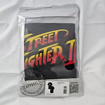 Buy Men's Diffuzed Street Fighter 2 Black Short Sleeved T-Shirt Size Medium • 12£