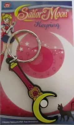 Buy Sailor Moon Keyring + GIFT Magic Wand Rubber Authentic Merch Luna Anime NEW • 3.20£