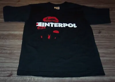 Buy INTERPOL Band Paratroopers T-Shirt YOUTH MEDIUM 10-12 NEW • 14.57£