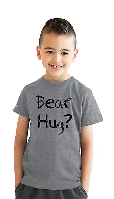 Buy Youth Grizzly Bear T Shirt Funny Bear Hug Shirt Humorous T Shirt Novelty Tees • 7.50£