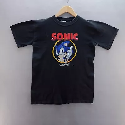 Buy Vintage Sonic The Hedgehog T Shirt Small Black 1992 Sega Games 90s • 44.99£