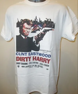 Buy Dirty Harry Film Poster T Shirt Clint Eastwood Magnum Force Zodiac Scorpio T333 • 13.45£