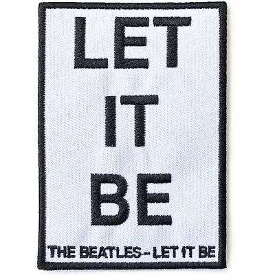 Buy THE BEATLES Song Title : Let It Be : Woven SEW-ON PATCH Official Merch • 3.43£
