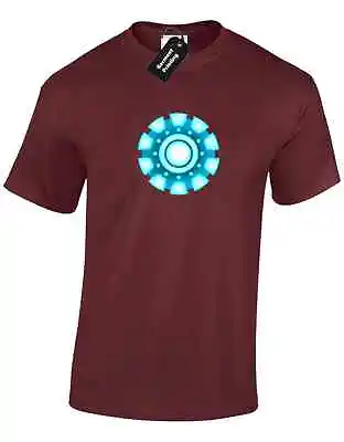Buy Arc Reactor Mens T Shirt Shield Civil War Captain Pepper Chest Armour Comic Tee • 7.99£