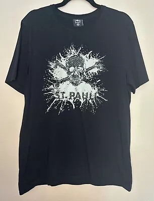 Buy FC St. Pauli Black Skull T-Shirt Size M • 7.99£