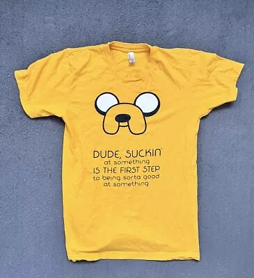 Buy Adventure Time Jake The Dog American Apparel T-shirt Read Description • 5£