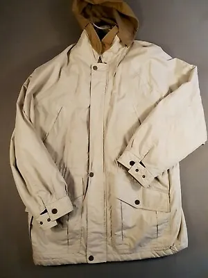 Buy Vintage St Michael Parka Jacket Mens XL White 90s M&S Warm Coat Mod • 20£