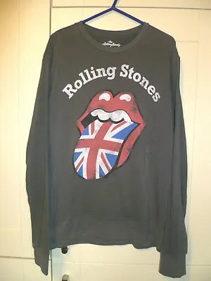 Buy Rolling Stones - 2012 Original  Union Jack Lips & Tongue Logo  Sweatshirt (l)   • 7.99£