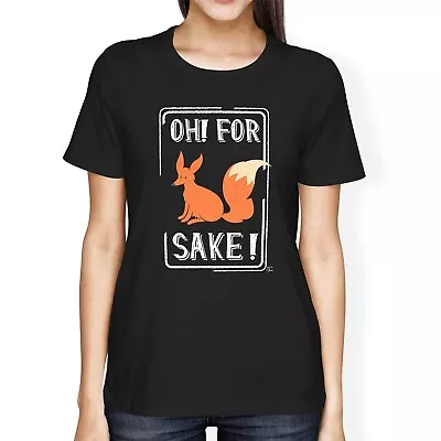 Buy 1Tee Womens Loose Fit Oh For Fox Sake T-Shirt • 7.99£