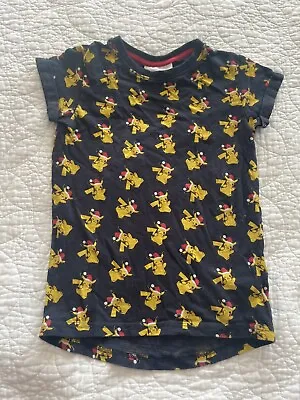 Buy Next Pokémon Pikachu Christmas T Shirt 6 Years • 4£