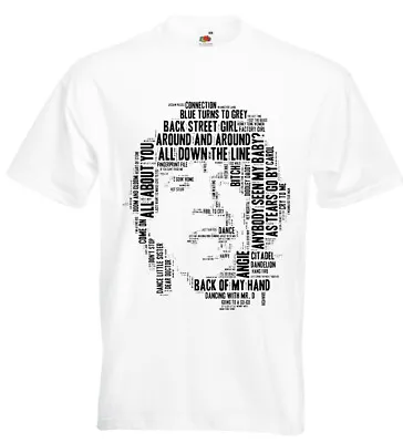 Buy Mick Jagger Song Titles T Shirt Rolling Stones Keith Richards Ronnie Wood • 13.95£