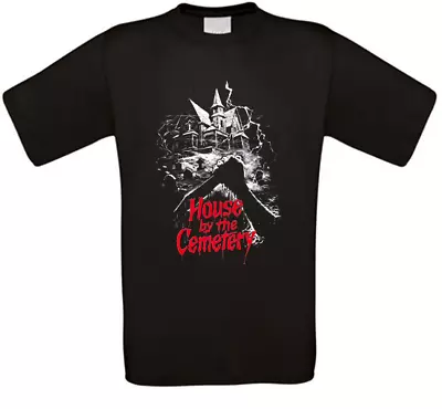 Buy House By The Cemetery House At The Friedhofsmauer Horror T-Shirt • 14.44£
