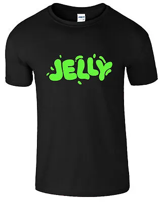 Buy Crazy Green Jelly Kids T-Shirt Funny Boys Youtuber Merch Gamer Birthday Gift Tee • 11.95£