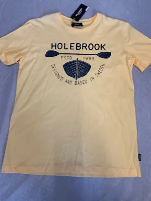 Buy Holebrook Sweden Graphic Print T-Shirt - Sunny Yellow - Medium • 17.99£