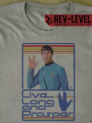 Buy Star Trek Spock Live Long And Prosper T-Shirt - Inspired By Leonard Nimoy • 16.49£