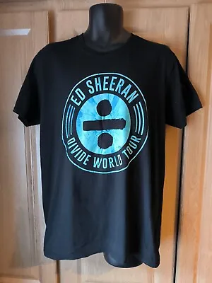 Buy 2017 Ed Sheeran Divide Europe Tour T-shirt | Large Unisex Adults Gildan • 5.99£