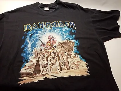 Buy Iron Maiden Somewhere Back In Time World Tour 2008 T-shirt Black Size XL  • 24.95£