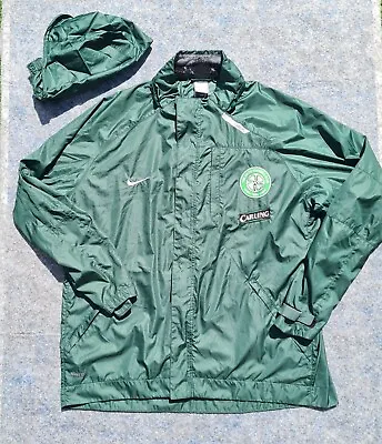 Buy Vintage Celtic Jacket Football Mens Large L Nike Storm Wind Breaker Zip Carling • 10.79£