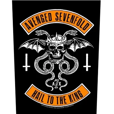 Buy Avenged Sevenfold Biker Back Patch Official Metal Band Merch New • 12.64£