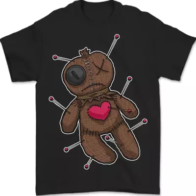 Buy Voodoo Doll Heart Evil Spirits Dark Magic Halloween Mens T-Shirt 100% Cotton • 9.99£