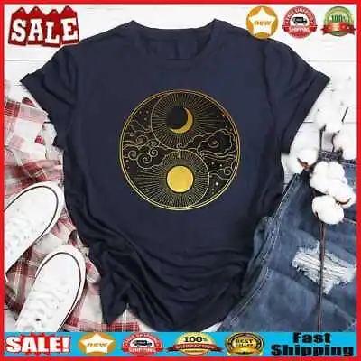 Buy Sun And Moon T Shirt Tee • 9.26£
