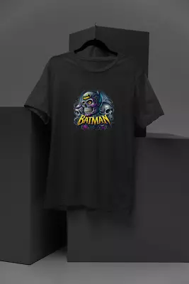Buy  Dark Knight Dreams | Graphic T-shirt With Trippy Batman Skull | DC Comics Inspi • 24.99£