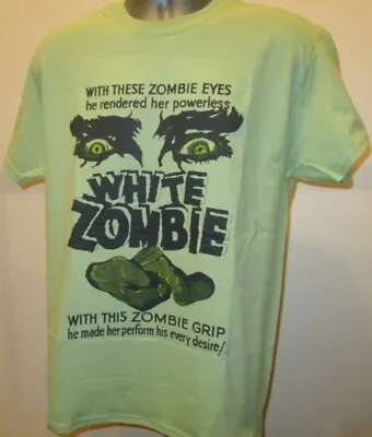 Buy White Zombie Horror Film Poster T Shirt Bela Lugosi Dracula Vampire Voodoo V427 • 13.45£